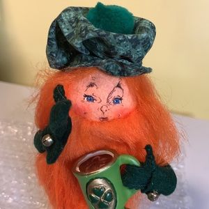 St. Patrick’s Day Annalee bendable doll